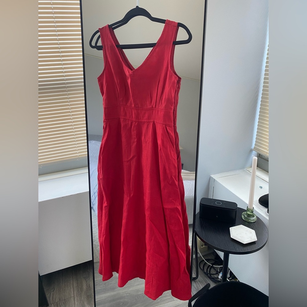Joie Red Midi Dress